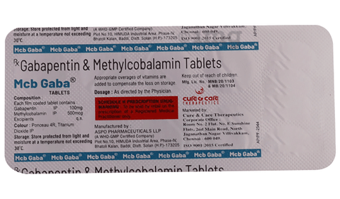 Mcb Gaba Tablet image