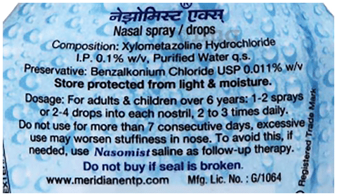 Nasomist-X Nasal Drops image