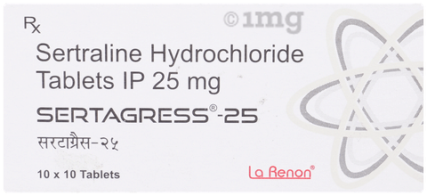 Sertagress 25mg Tablet image