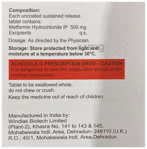 Ismet SR 500 Tablet image