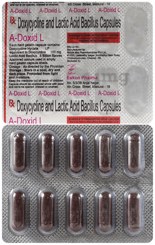 A Doxid L 100mg Capsule image