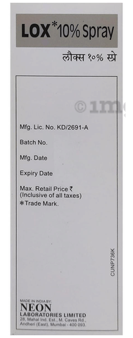 Lox 10% Spray image