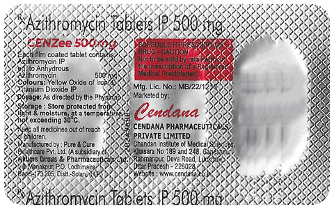 CENZee 500mg Tablet image