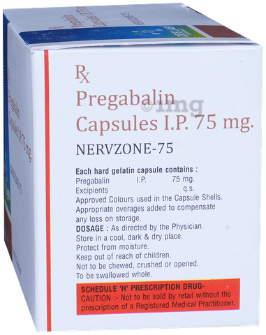 Nervzone 75mg Capsule image
