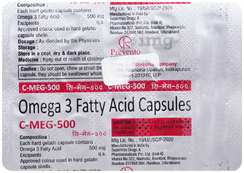 C-Meg 500mg Capsule image C-Meg 500mg Capsule image