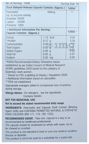 Pacretil 25000 Capsule DR image