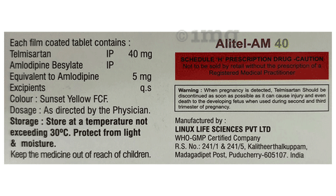 Alitel-AM 40 Tablet image