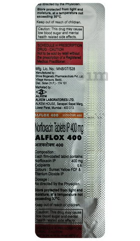 Alflox 400 Tablet image Alflox 400 Tablet image