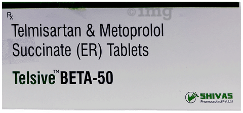 Telsive Beta 50 Tablet ER image Telsive Beta 50 Tablet ER image