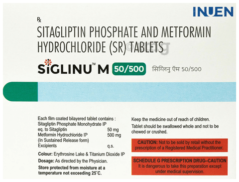 Siglinu M 50/500 Tablet SR