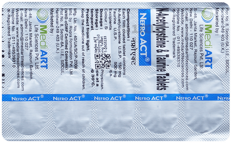 Nefro ACT 500mg/150mg Tablet image