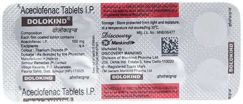 Dolokind 100mg Tablet image Dolokind 100mg Tablet image