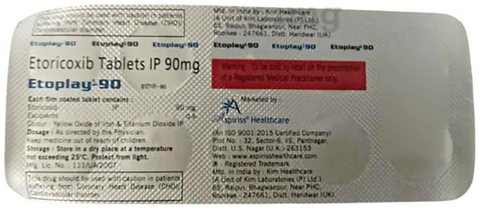 Etoplay 90mg Tablet image Etoplay 90mg Tablet image