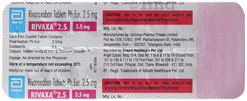 Rivaxa 2.5mg Tablet image