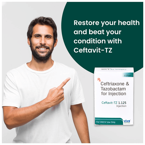 Ceftavit-TZ 1.125 Injection image