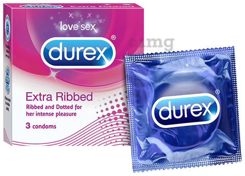 Durex Extra Ribbed Condom image