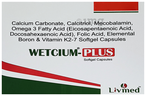 Wetcium-Plus Softgel Capsule image Wetcium-Plus Softgel Capsule image