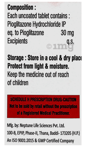 Piotyt 30mg Tablet image