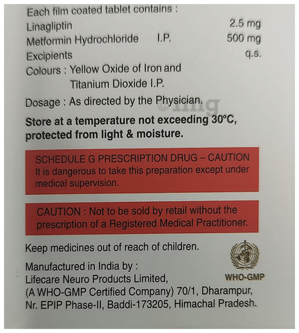 Linayork M 500 Tablet
