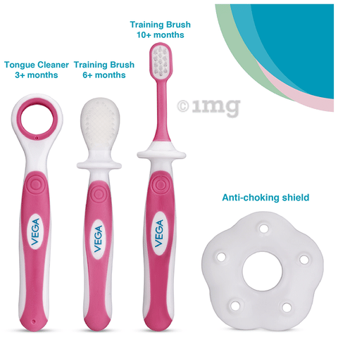Vega Baby & Mom Dental Kit Pink: Buy box of 1.0 Kit at best price in India | 1mg Vega Baby & Mom Dental Kit Pink: Buy box of 1.0 Kit at best price in India | 1mg