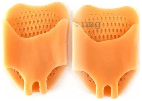 Silicone Gel Half Toe Sleeve Anti-Skid Forefoot Soft Pads For Pain