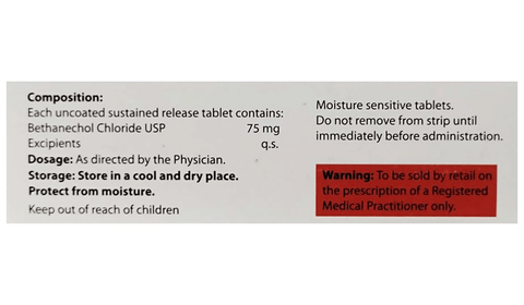 Urotone 75mg Tablet SR image