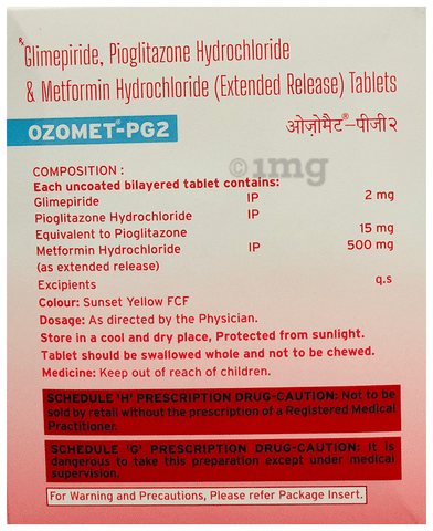 Ozomet-PG 2 Tablet ER image Ozomet-PG 2 Tablet ER image