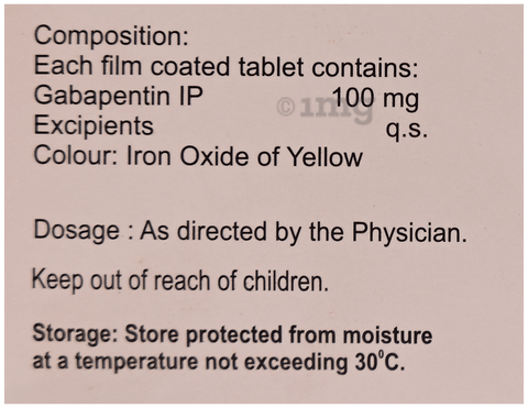 Gabapath 100 Tablet image