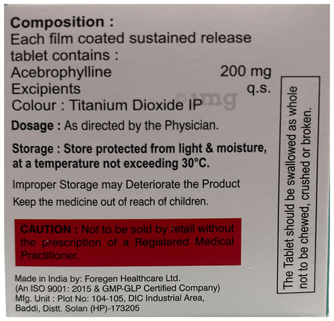 Xanphyl 200 Tablet SR image