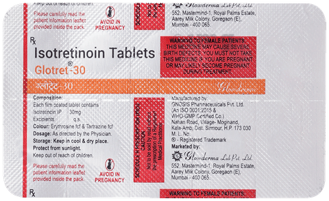 Glotret 30mg Tablet image