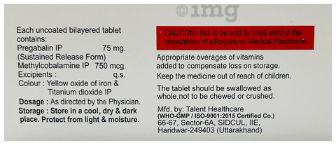 Preganumb-M 750mcg/75mg Tablet
