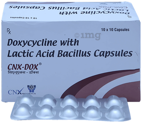 Cnx Dox 100mg Capsule image Cnx Dox 100mg Capsule image