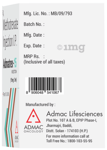 Admatrex 15 Injection image