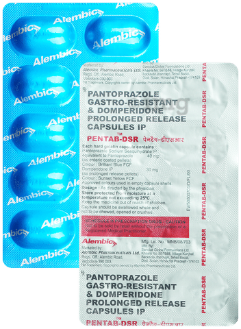 Pentab D 30mg/40mg Capsule SR