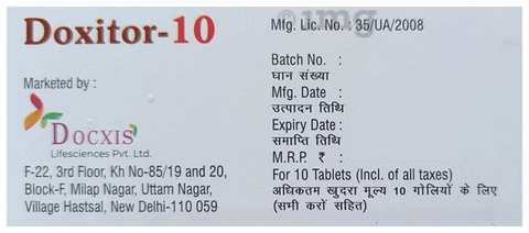 Doxitor 10 Tablet