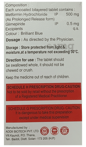 Weglim-M 0.5 Tablet PR image