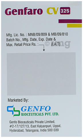 Genfaro CV 325 Tablet image Genfaro CV 325 Tablet image