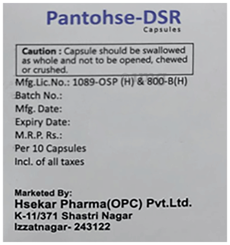 Pantohse-DSR Capsule image Pantohse-DSR Capsule image