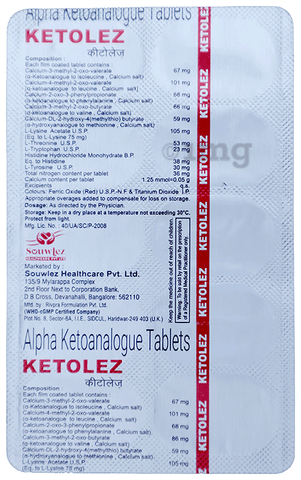 Ketolez Tablet image