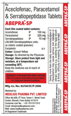 Abepra-SP Tablet image