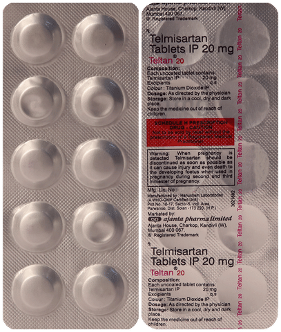 Teltan 20mg Tablet image