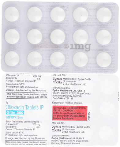 Oflin 200 Tablet image