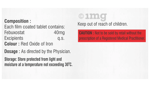 Febuwise 40 Tablet image