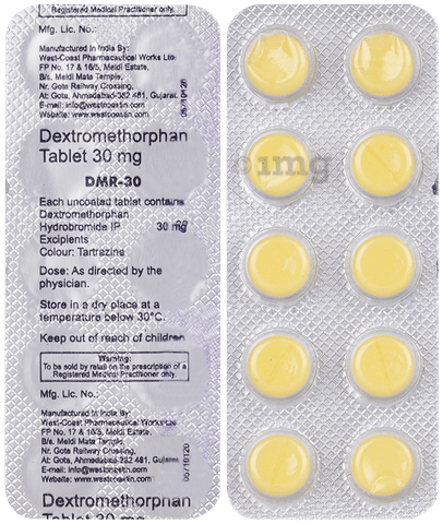 DMR 30mg Tablet image