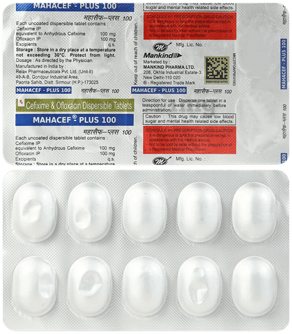 Mahacef-Plus 100 Tablet image