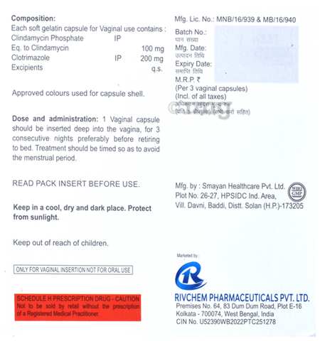 Riv-V3 Vaginal Capsule