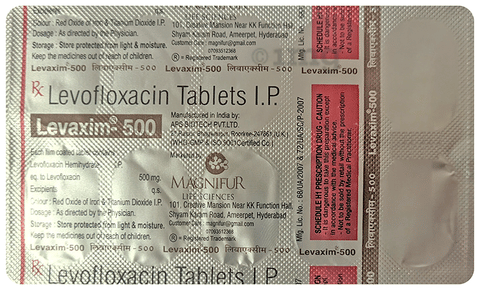 Levaxim 500 Tablet image