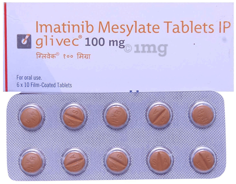 Glivec 100mg Tablet image