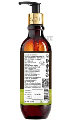 WOW Skin Science Apple Cider Vinegar Hair Conditioner: Buy pump bottle of  250 ml Conditioner at best price in India | 1mg