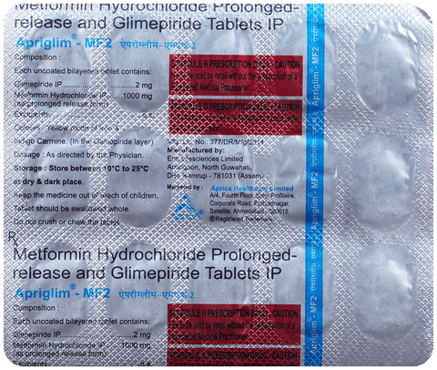 Apriglim-MF 2 Tablet PR image Apriglim-MF 2 Tablet PR image